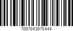 Código de barras (EAN, GTIN, SKU, ISBN): '7897843875444'