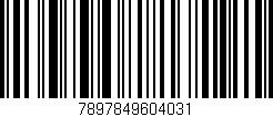 Código de barras (EAN, GTIN, SKU, ISBN): '7897849604031'