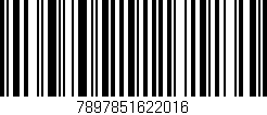 Código de barras (EAN, GTIN, SKU, ISBN): '7897851622016'
