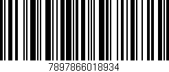 Código de barras (EAN, GTIN, SKU, ISBN): '7897866018934'