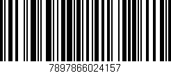Código de barras (EAN, GTIN, SKU, ISBN): '7897866024157'