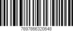 Código de barras (EAN, GTIN, SKU, ISBN): '7897866320648'