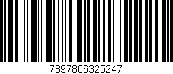 Código de barras (EAN, GTIN, SKU, ISBN): '7897866325247'
