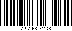 Código de barras (EAN, GTIN, SKU, ISBN): '7897866361146'