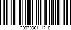 Código de barras (EAN, GTIN, SKU, ISBN): '7897868111718'