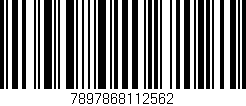Código de barras (EAN, GTIN, SKU, ISBN): '7897868112562'