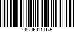 Código de barras (EAN, GTIN, SKU, ISBN): '7897868113145'
