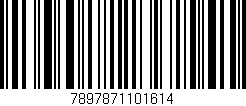 Código de barras (EAN, GTIN, SKU, ISBN): '7897871101614'
