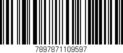 Código de barras (EAN, GTIN, SKU, ISBN): '7897871109597'