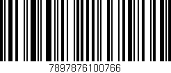 Código de barras (EAN, GTIN, SKU, ISBN): '7897876100766'