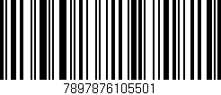 Código de barras (EAN, GTIN, SKU, ISBN): '7897876105501'