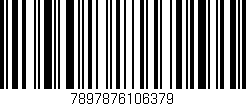 Código de barras (EAN, GTIN, SKU, ISBN): '7897876106379'