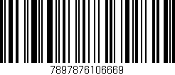 Código de barras (EAN, GTIN, SKU, ISBN): '7897876106669'