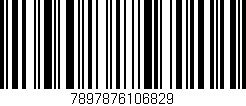 Código de barras (EAN, GTIN, SKU, ISBN): '7897876106829'