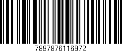 Código de barras (EAN, GTIN, SKU, ISBN): '7897876116972'