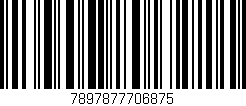 Código de barras (EAN, GTIN, SKU, ISBN): '7897877706875'