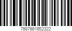 Código de barras (EAN, GTIN, SKU, ISBN): '7897881852322'