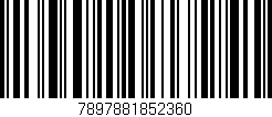 Código de barras (EAN, GTIN, SKU, ISBN): '7897881852360'