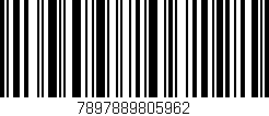 Código de barras (EAN, GTIN, SKU, ISBN): '7897889805962'