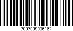 Código de barras (EAN, GTIN, SKU, ISBN): '7897889806167'