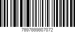 Código de barras (EAN, GTIN, SKU, ISBN): '7897889807072'