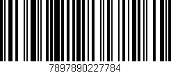 Código de barras (EAN, GTIN, SKU, ISBN): '7897890227784'