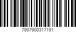 Código de barras (EAN, GTIN, SKU, ISBN): '7897900317191'