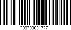 Código de barras (EAN, GTIN, SKU, ISBN): '7897900317771'