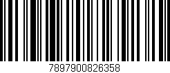 Código de barras (EAN, GTIN, SKU, ISBN): '7897900826358'