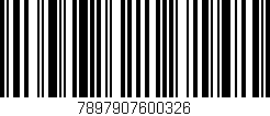 Código de barras (EAN, GTIN, SKU, ISBN): '7897907600326'