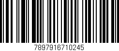 Código de barras (EAN, GTIN, SKU, ISBN): '7897916710245'