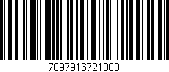 Código de barras (EAN, GTIN, SKU, ISBN): '7897916721883'