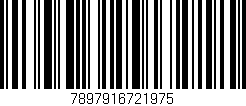 Código de barras (EAN, GTIN, SKU, ISBN): '7897916721975'