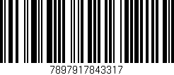 Código de barras (EAN, GTIN, SKU, ISBN): '7897917843317'