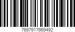 Código de barras (EAN, GTIN, SKU, ISBN): '7897917869492'