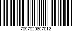 Código de barras (EAN, GTIN, SKU, ISBN): '7897920607012'