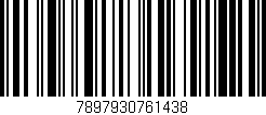 Código de barras (EAN, GTIN, SKU, ISBN): '7897930761438'