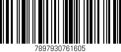Código de barras (EAN, GTIN, SKU, ISBN): '7897930761605'