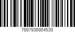 Código de barras (EAN, GTIN, SKU, ISBN): '7897938904530'