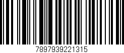 Código de barras (EAN, GTIN, SKU, ISBN): '7897939221315'