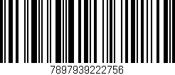 Código de barras (EAN, GTIN, SKU, ISBN): '7897939222756'