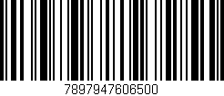 Código de barras (EAN, GTIN, SKU, ISBN): '7897947606500'