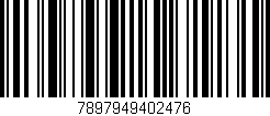 Código de barras (EAN, GTIN, SKU, ISBN): '7897949402476'