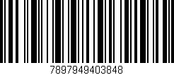 Código de barras (EAN, GTIN, SKU, ISBN): '7897949403848'