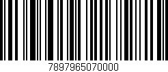 Código de barras (EAN, GTIN, SKU, ISBN): '7897965070000'