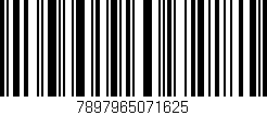 Código de barras (EAN, GTIN, SKU, ISBN): '7897965071625'