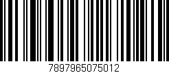 Código de barras (EAN, GTIN, SKU, ISBN): '7897965075012'