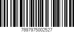 Código de barras (EAN, GTIN, SKU, ISBN): '7897975002527'