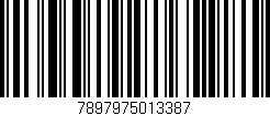 Código de barras (EAN, GTIN, SKU, ISBN): '7897975013387'
