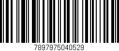Código de barras (EAN, GTIN, SKU, ISBN): '7897975040529'
